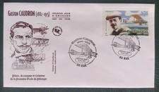 Enveloppe Premier Jour Poste Aérienne Gaston Caudron N° 79 Oblitéré Rue 2015