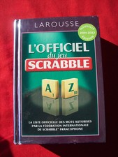 LIVRE L'OFFICIEL DU JEU SCRABBLE 2011-2012