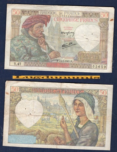 Francs jacques coeur - 50,