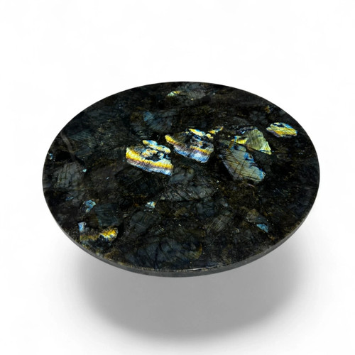 Round labradorite stone - labradorite,