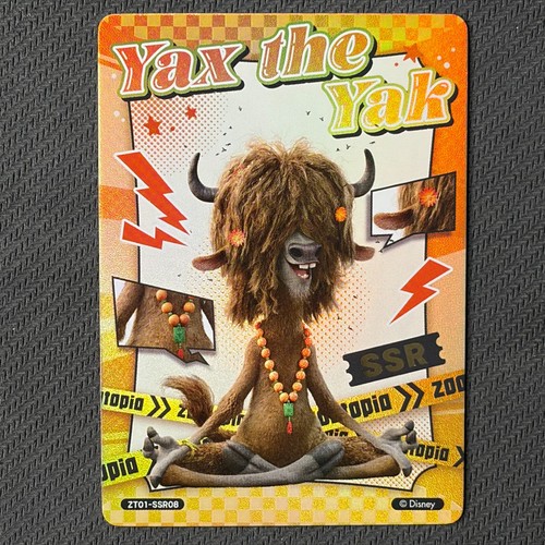 Yax the yak card - yak, disney