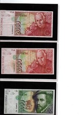 LOT DE 7 BILLETS  PESETAS D ESPAGNE ( 1000x4 + 2000x3 )