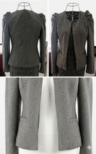Veste grise chic épaules - –,