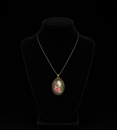 Collier plaqué rose - plaqué, or