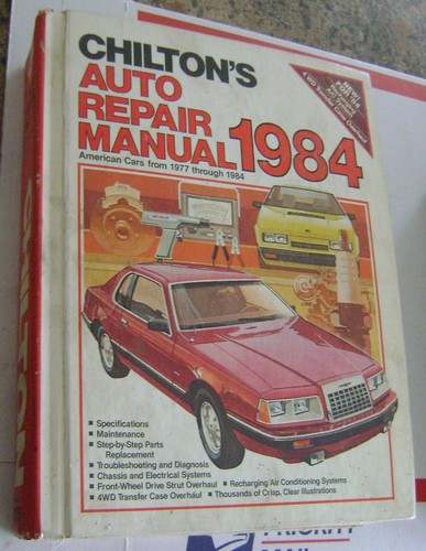 Chilton 1984 auto - 1984, repair