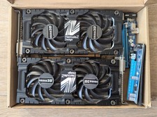 GPU Nvidia GTX 1070 8GB Inno3D + PCIe riser kit.