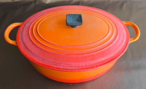 Petite cocotte ovale fonte - petite, en