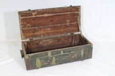 Vieux Caisse en Bois de Transport 100cm x 45cm x 29cm Boîte Matériel