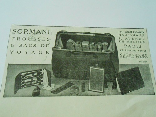 Publicité 1914 sormani - 1914,