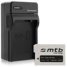 Batterie lpe8 chargeur - lp-e8, +