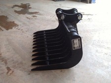 Godet Rateau courbe 800mm axes