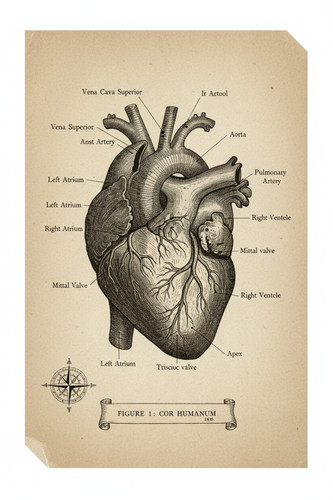 Anatomie organe vintage - anatomie,