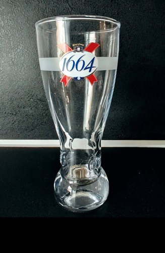 Verre bière 1664 signé - bière,