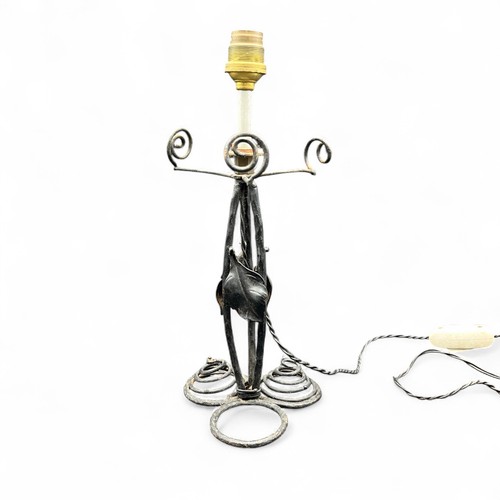 Pied lampe art deco fer - deco, en