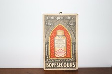 ANCIENNE PUBLICITE CARTON ELIXIR DE BON SECOURS 