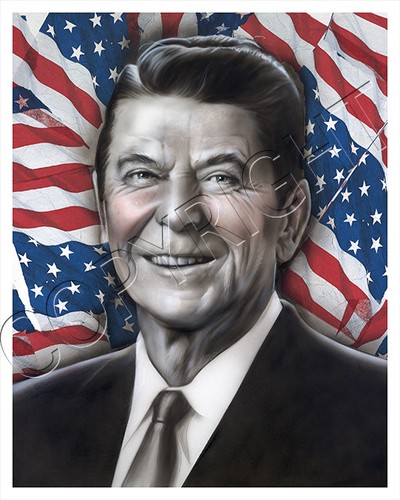 Ronald reagan art print - ronald,