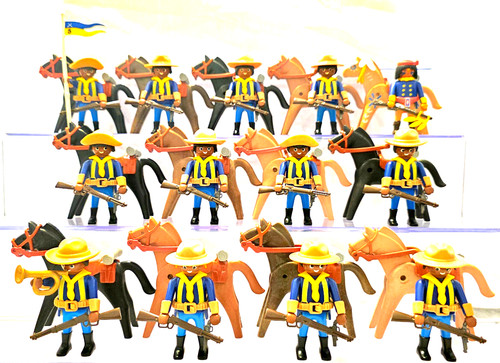 Playmobil buffalo soldiers - 12,