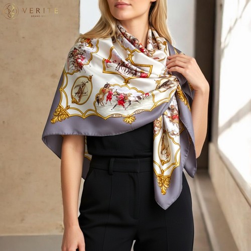 Rare vintage hermes - hermes, silk