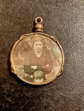 Rare Beau Médaillon Lunule De Deuil Du Souvenir Ex-voto French Antique