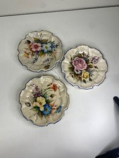 Lot de 3 assiette a accroché vintage en backelite du quelle catalogue décors fle