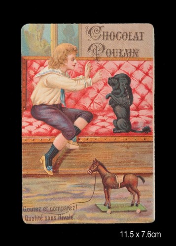 Chromo image chocolat poulain - image,