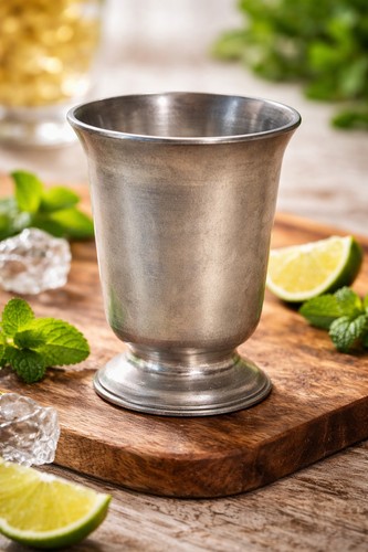 Timbale etain vintage - etain, –
