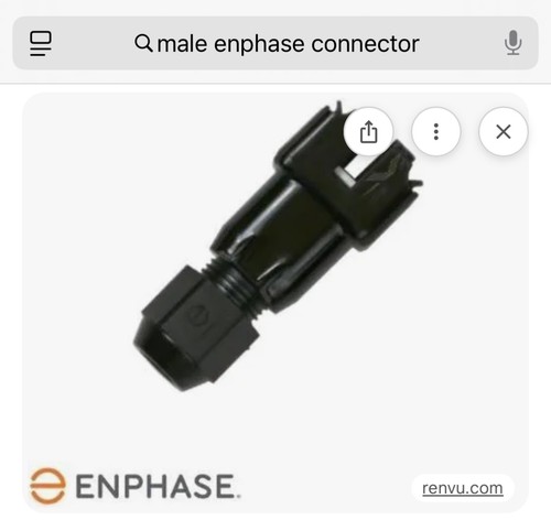 Enphase conn 10m male q - q-conn-10m, iq