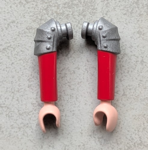Playmobil bras rouge armure - playmobil,
