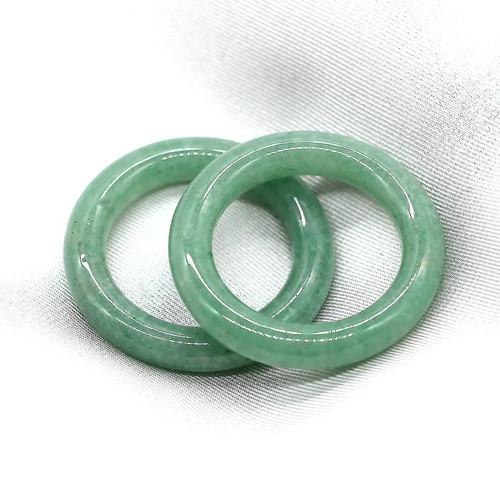 Une bague mixte aventurine - aventurine, en