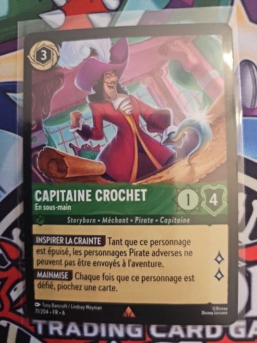 Lorcana capitaine crochet - -,