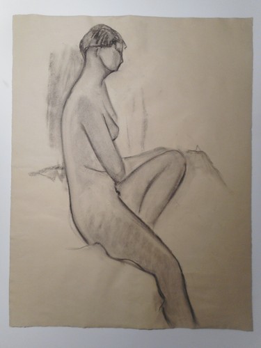 Tableau étude dessin pastel