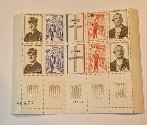 Timbres hommage général - timbres,