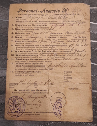 Personal ausweis jean - personal, st