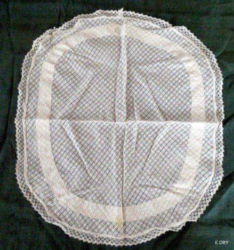 Coiffe nuit tissu plumetis - de,