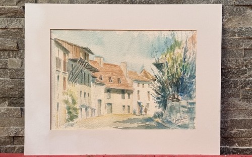 Peinture paysage architecture - paysage,