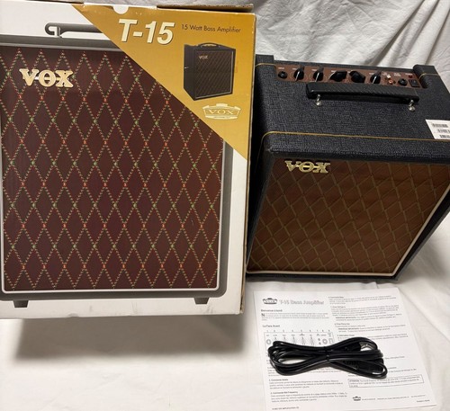 Vox bass combo amplifier - t-15,
