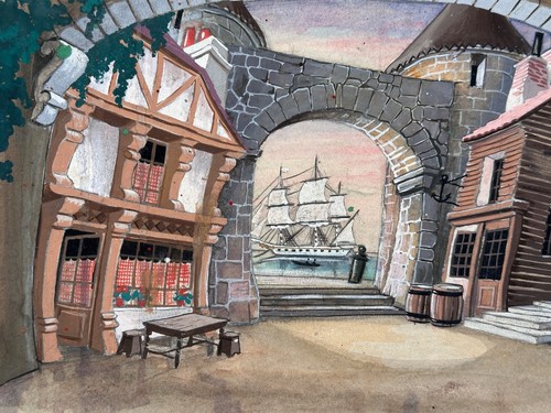 Dessin ancien décor - dessin, de