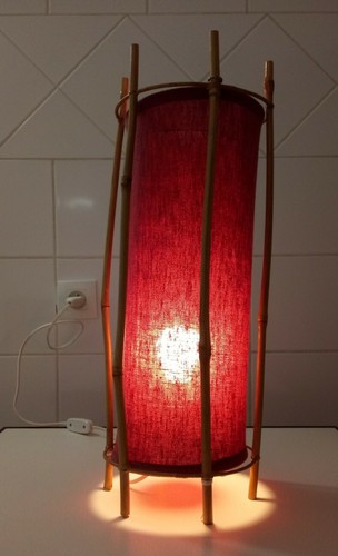 Lampe rotin rattan - lampe, rotin/rattan/bambou