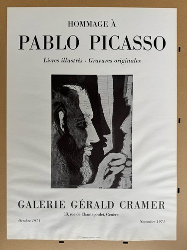 Affiche hommage picasso - à,