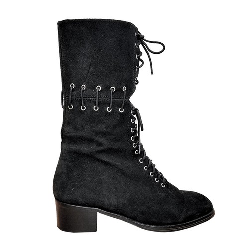 Miista zelda boots black suede - boots,