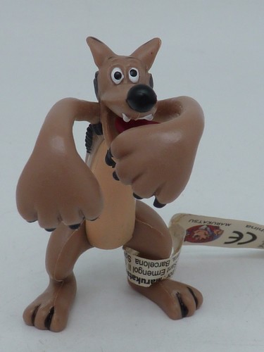 Ancienne figurine pvc loup - figurine,