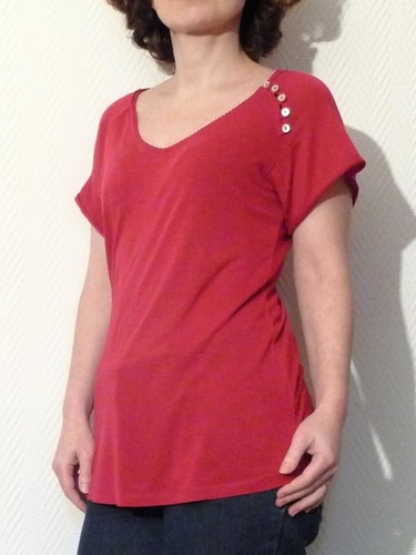 Top tee shirt - 🌼, rose