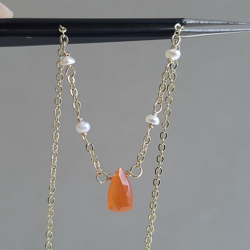 Collier pendentif pierre - pendentif, en