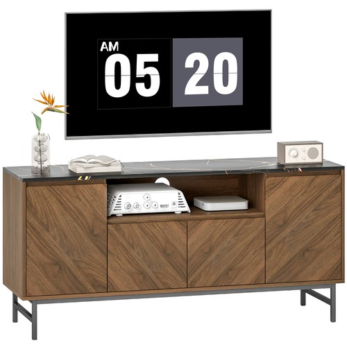 Homcom meuble 140x39x66cm - meuble, tv