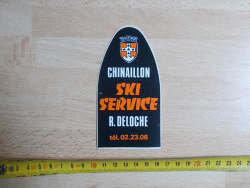Autocollant ski service - autocollant,
