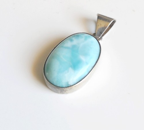 Pendentif larimar sur - pendentif, en