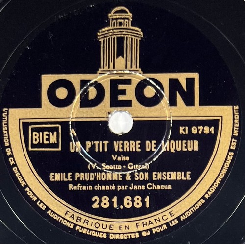 Emile prud homme p - :, un