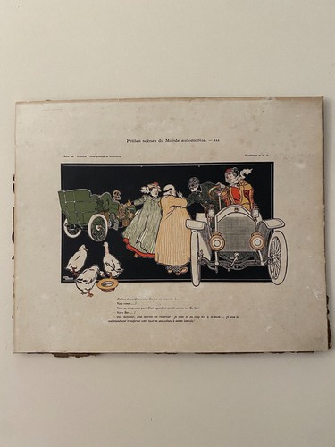 Ancienne lithographie couleur