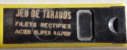 Jeu tarauds a main iso - tarauds,