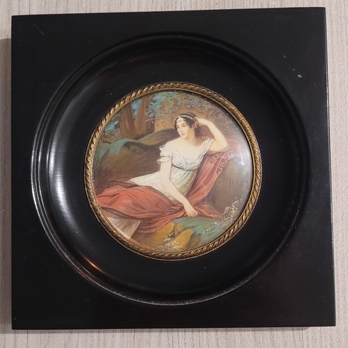 Ancienne peinture miniature